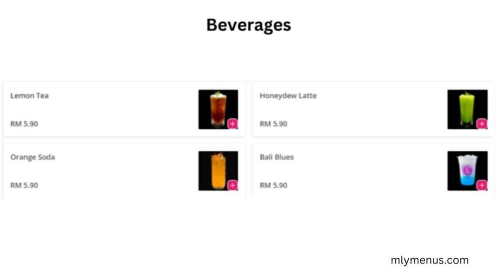 Beverages  mlymenus