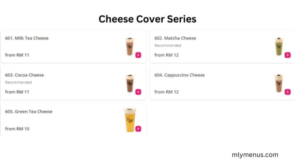 Cheese Cover Series  mlymenus