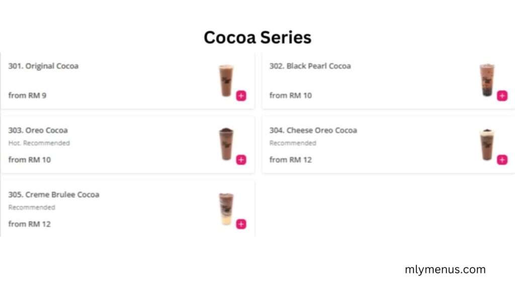 Cocoa Series  mlymenus
