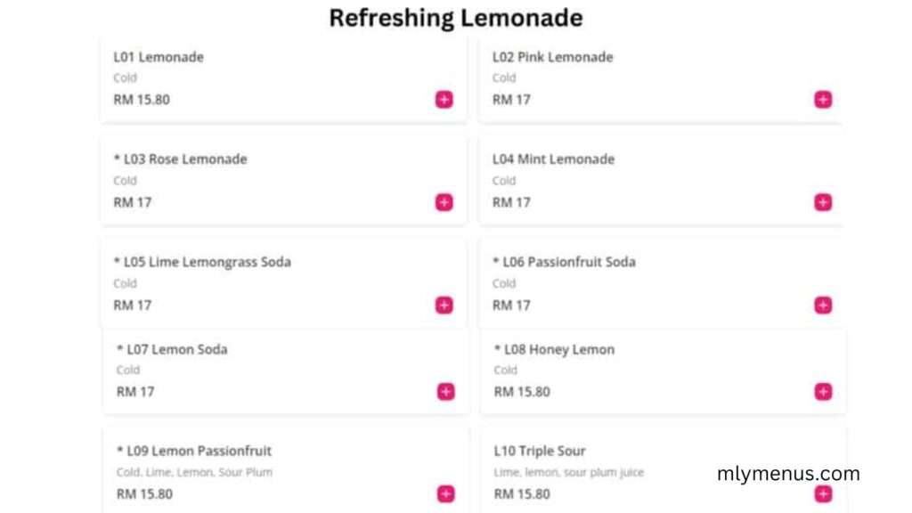 Refreshing Lemonade mlymenus