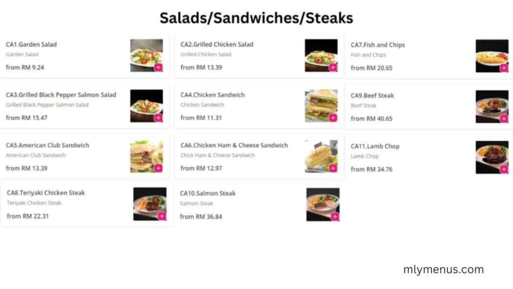 Salads  Sandwiches  Steaks mlymenus