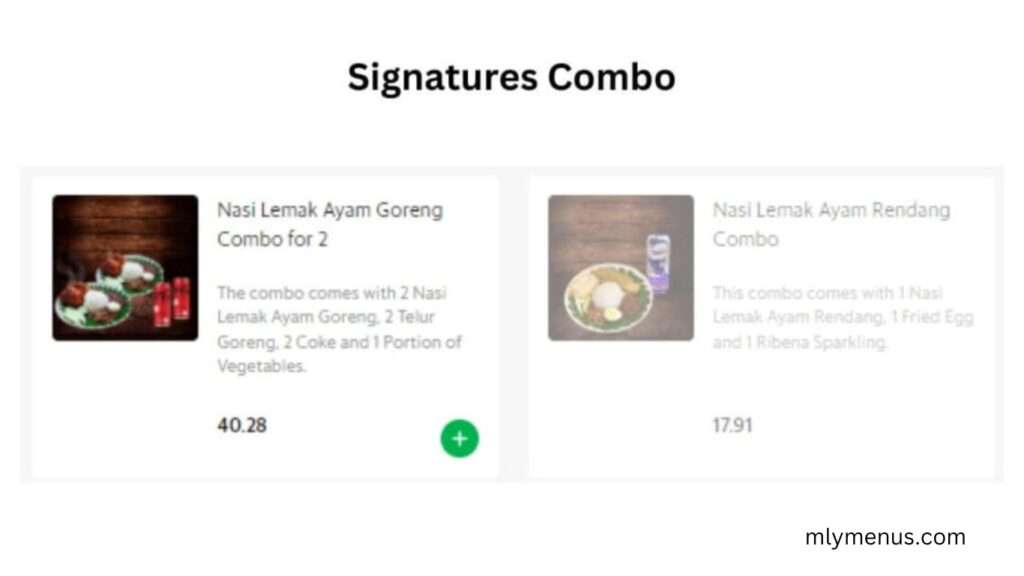 Signatures Combo mlymenus