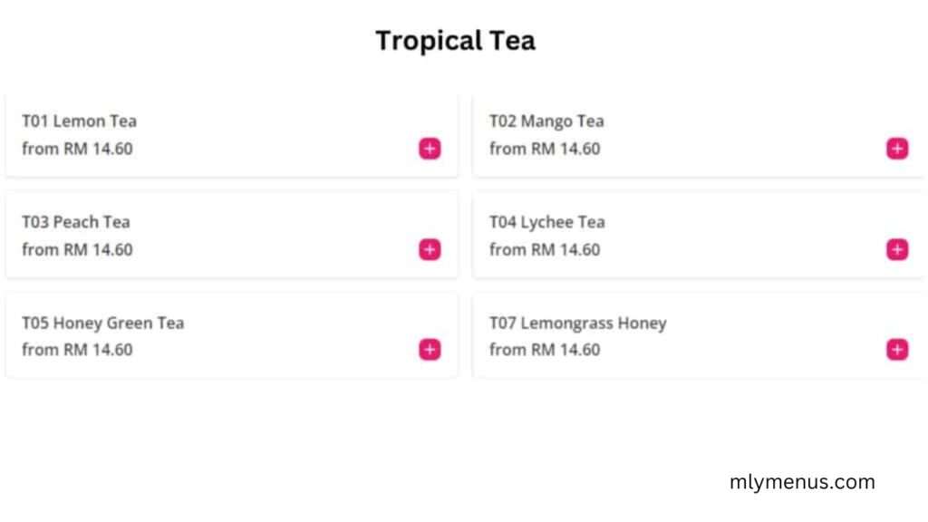 Tropical Tea mlymenus