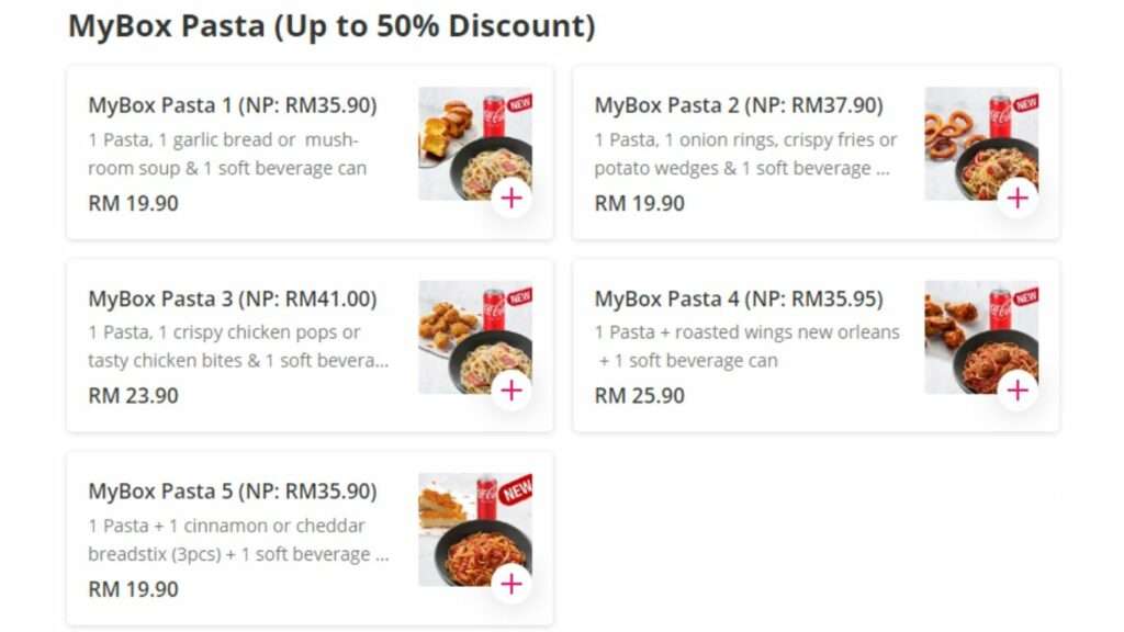 Mybox Pasta Malaysia