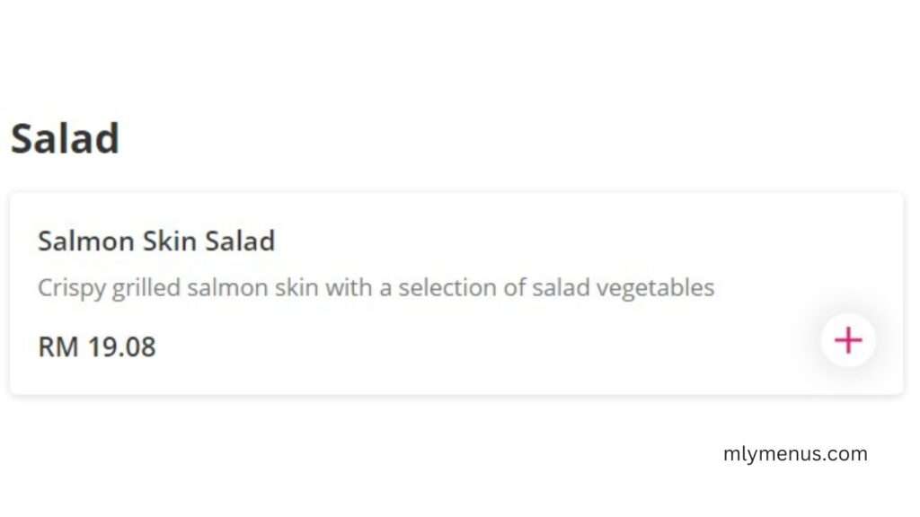 Salad mlymenus