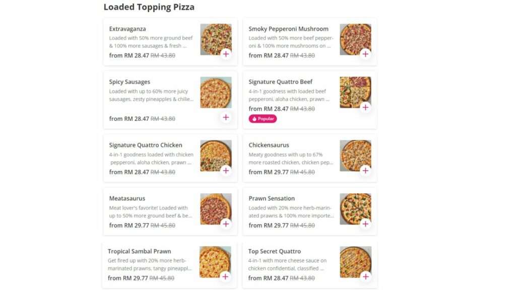 Loaded Topping Pizza Restaurant