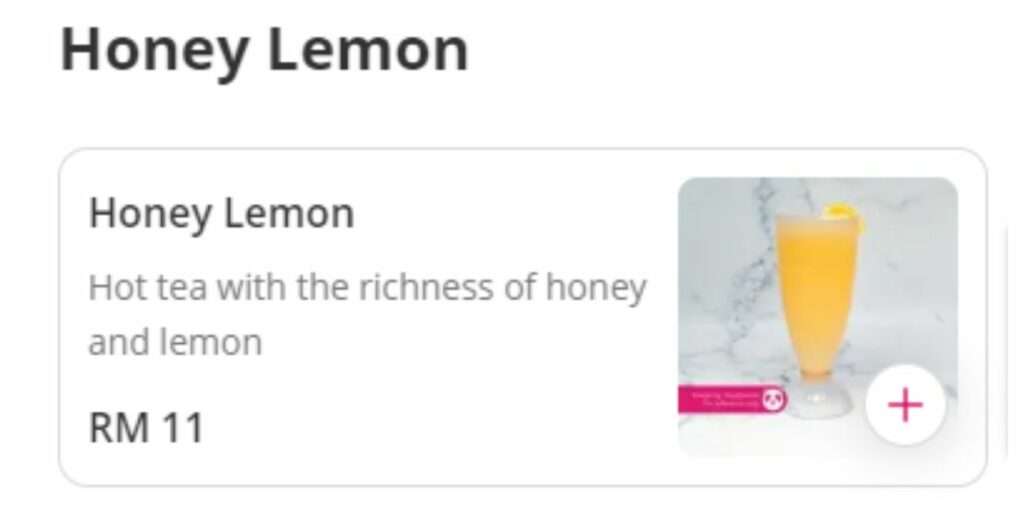 Honey Lemon Prices