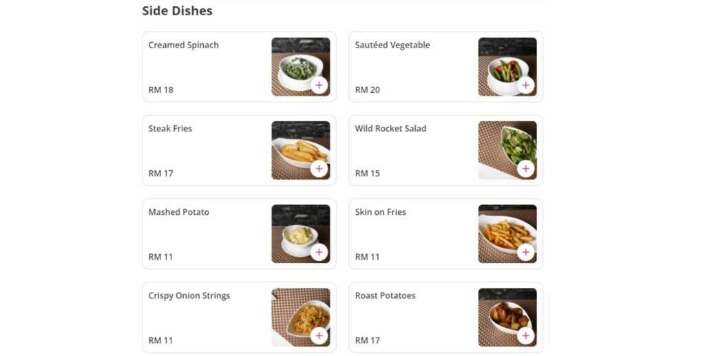 Price Side Dishes