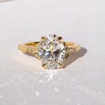 The Charming Shape: 5 Carat Oval Solitaire Diamond Ring