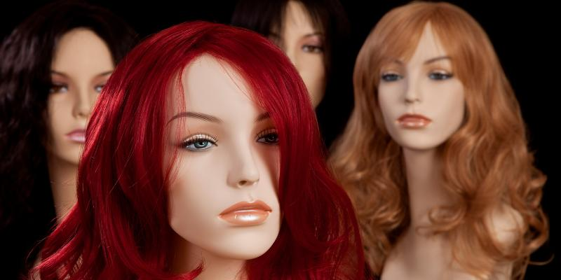 What are medical wigs made of?