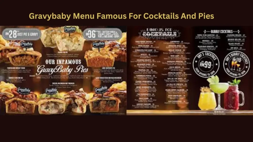 Gravybaby Menu