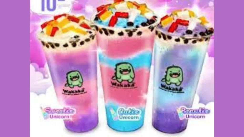 Rainbow Boba Series Wakaka Menu