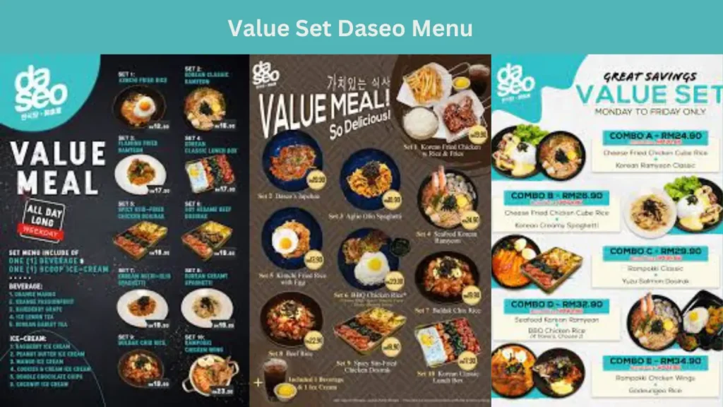 Value Set Daseo Menu