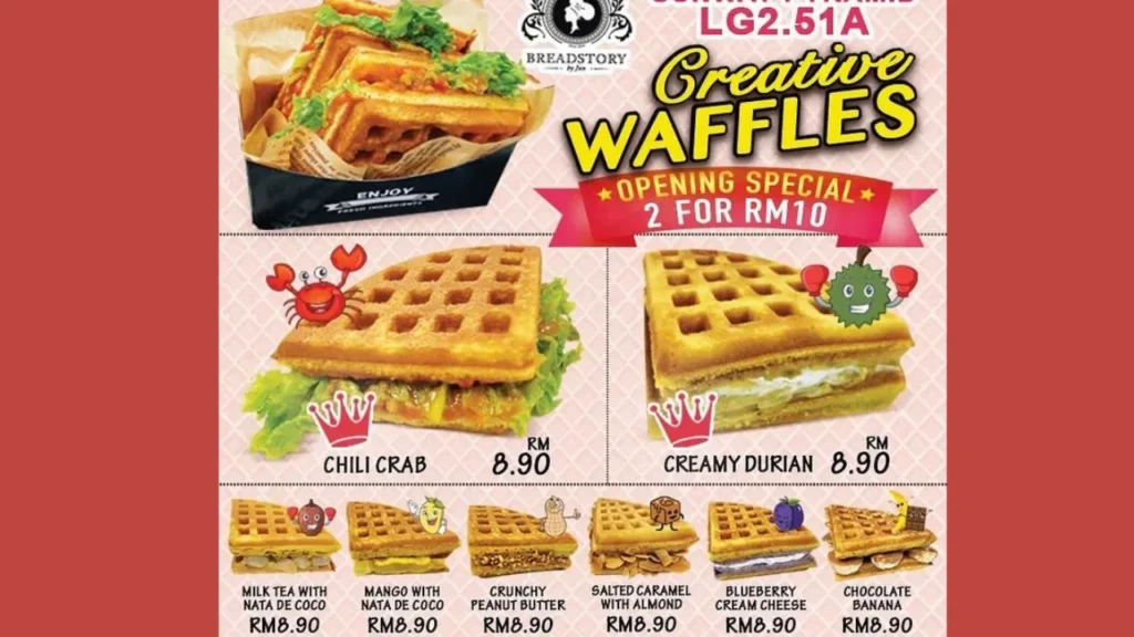 Waffles Wakaka Menu