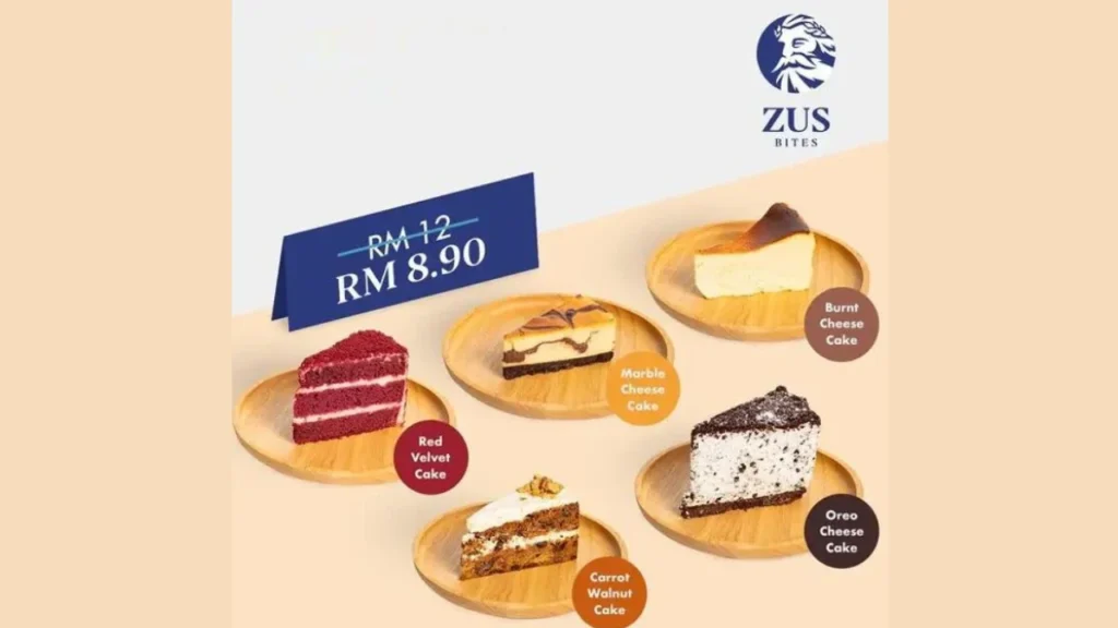 Desserts And Pastries Menu Zus Coffee