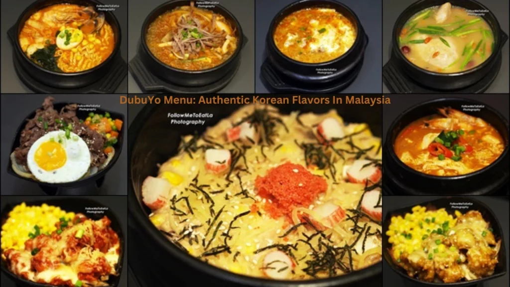 DubuYo Menu