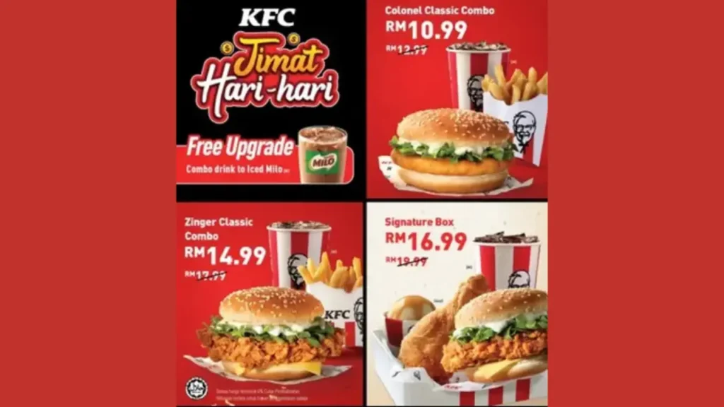 Box Meals KFC Menu Malaysia