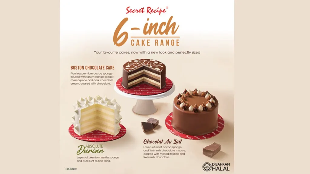 Cake Secret Recipe Menu