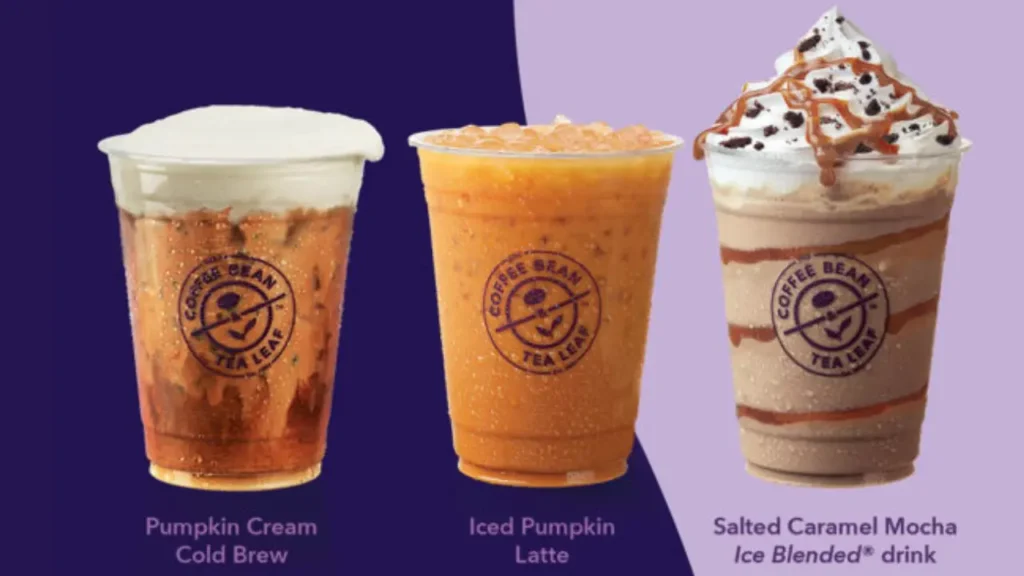 Coffee Bean Menu