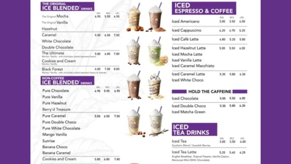 Coffee Bean Menu Malaysia