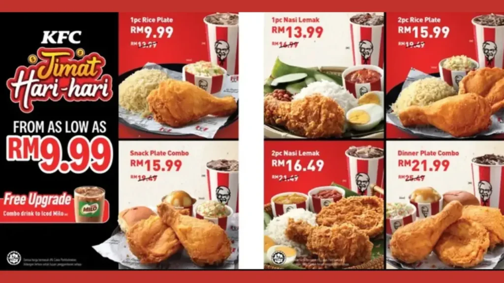 Rice Meals KFC Menu Malaysia