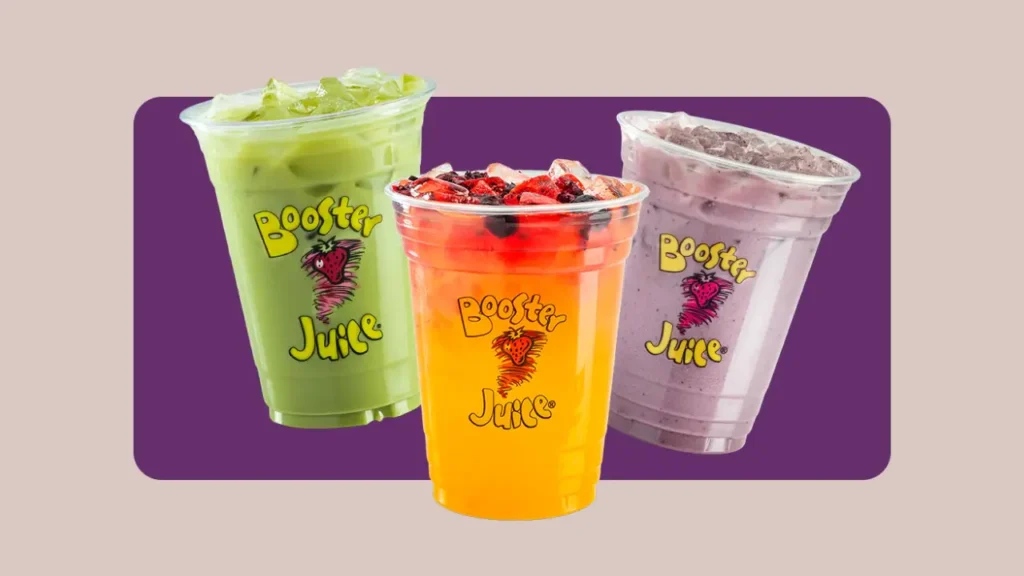 Booster Juice Menu