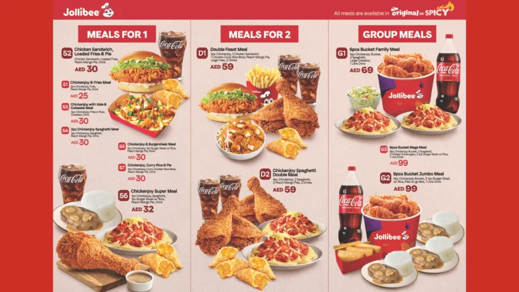 Chickenjoy Jollibee Menu