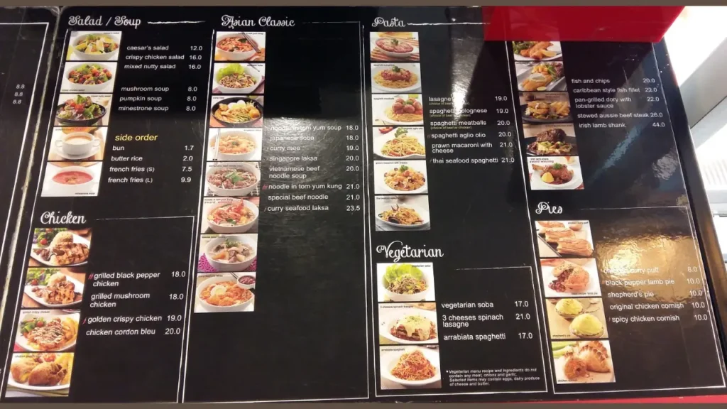 Combo Meals Secret Recipe Menu Price