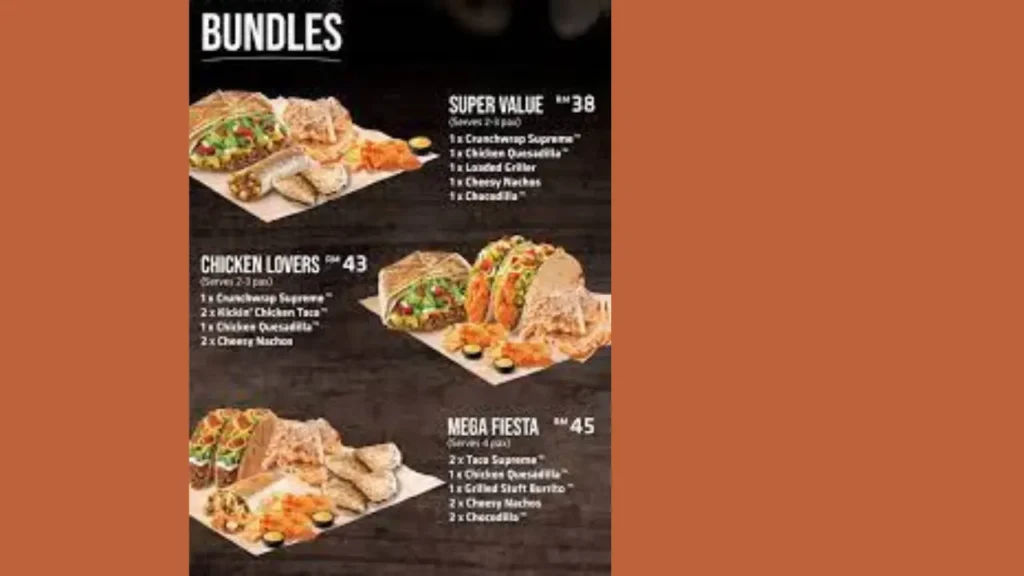 Combo Meals Taco Bell Menu Prices Malaysia