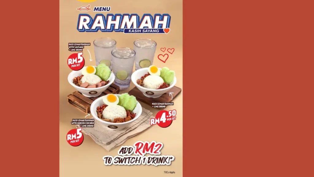 Key Features Menu Rahmah