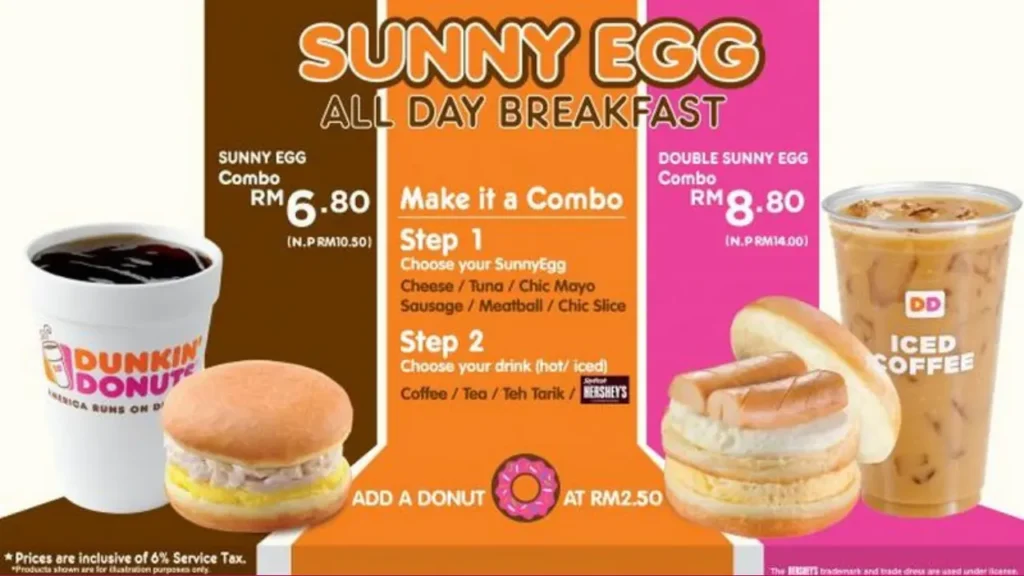 Limited Time Delights Dunkin Donuts Menu