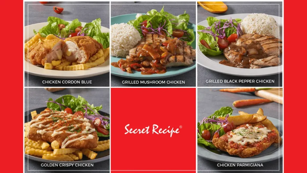 Secret Recipe Menu Price