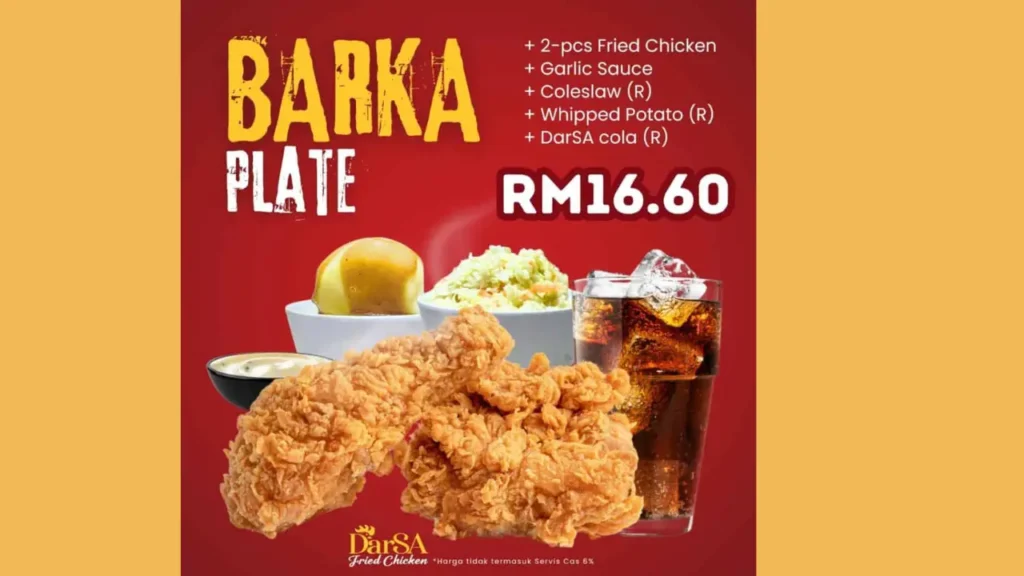 Signature Fried Chicken Darsa Fried Chicken Menu