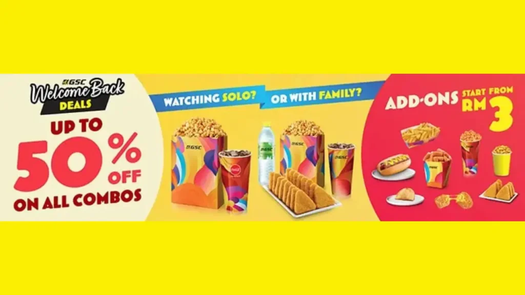 Combo Deals GSC Food Price