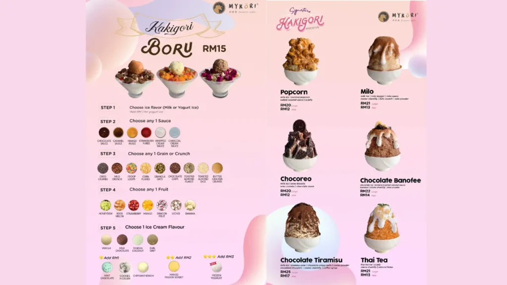 K-Ori Series Mykori Menu Korean Food Price