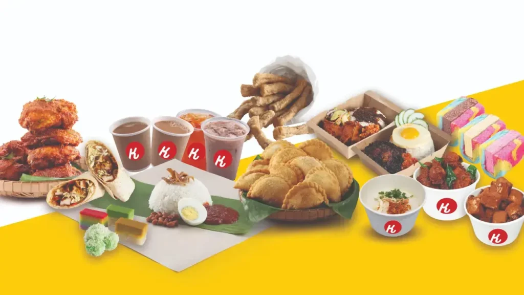Kejap Food Menu