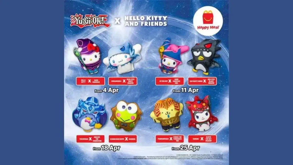 Key Toy Sets Happy Meal 2024