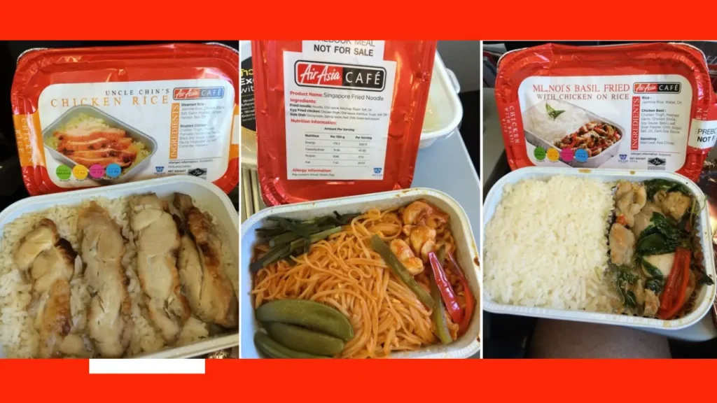 Popular Meal Choices Air Asia Meal