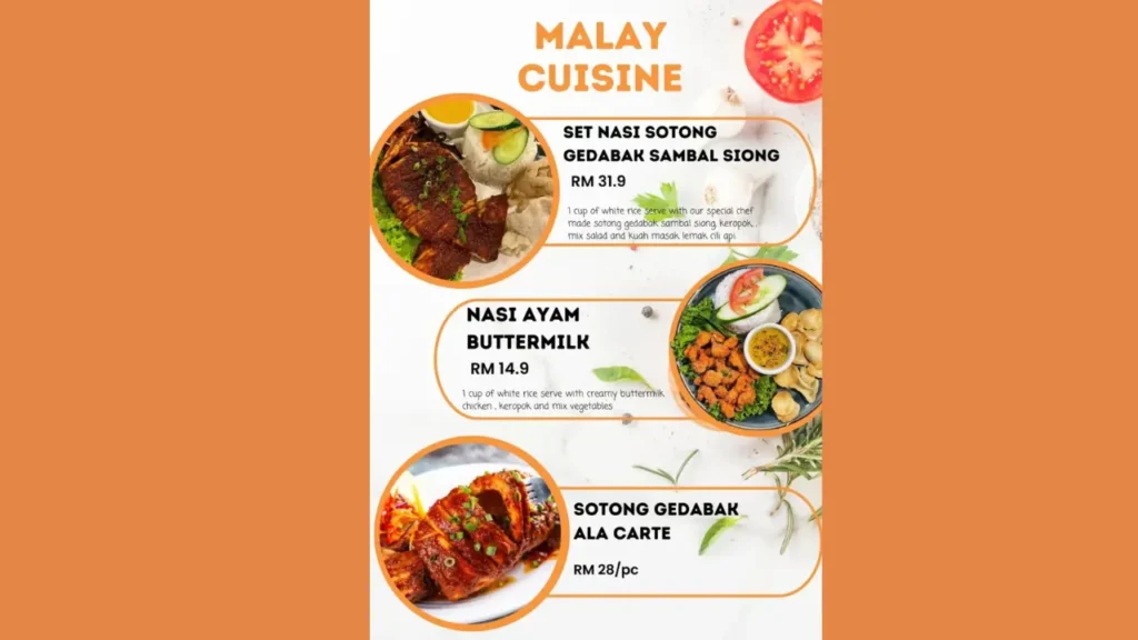 How to Organize Big Food Menu with Prices