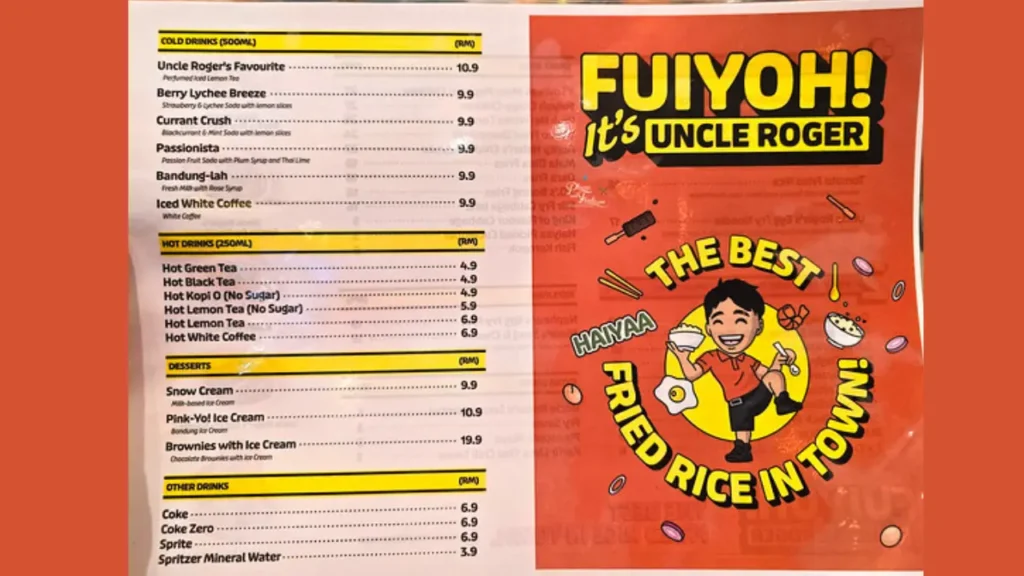 Popular Dishes Uncle Roger Restaurant Pavilion