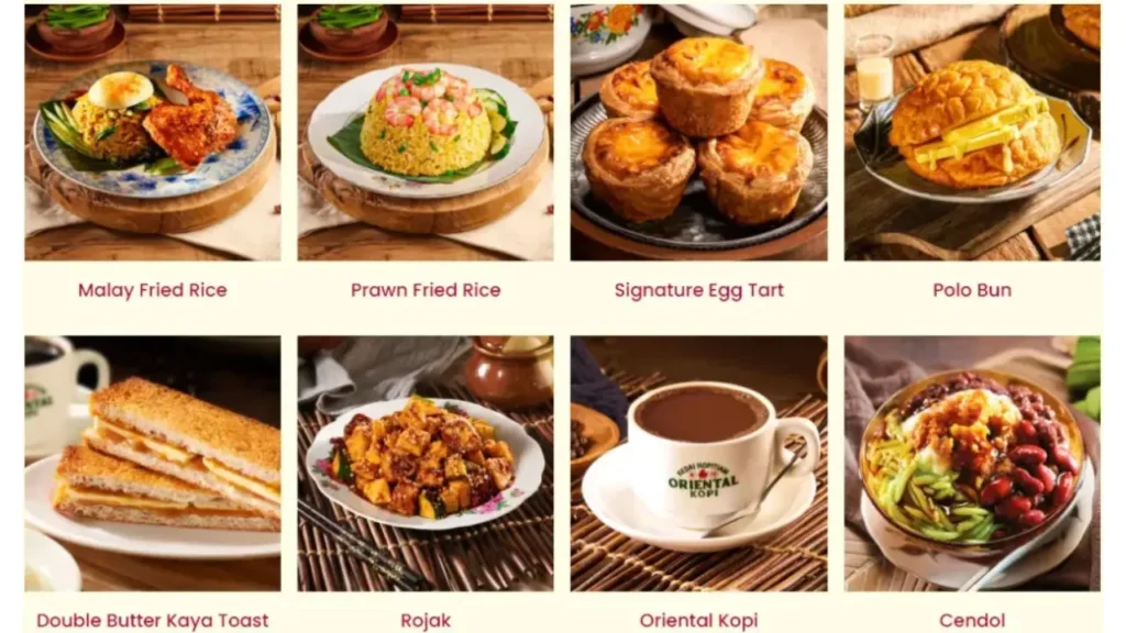 Popular Breakfast Options Oriental Kopi Menu Price