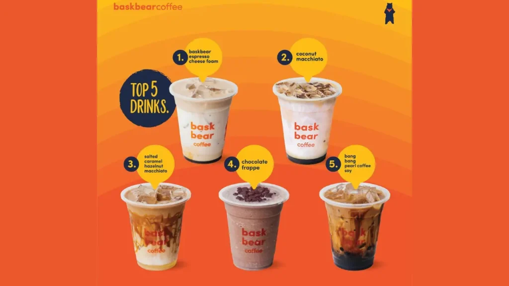 Popular Items Bask Bear Menu Price