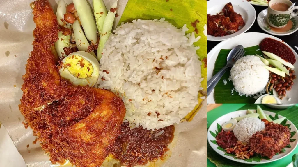 Signature Dish Nasi Lemak Ayam Goreng Village Park Restaurant Menu