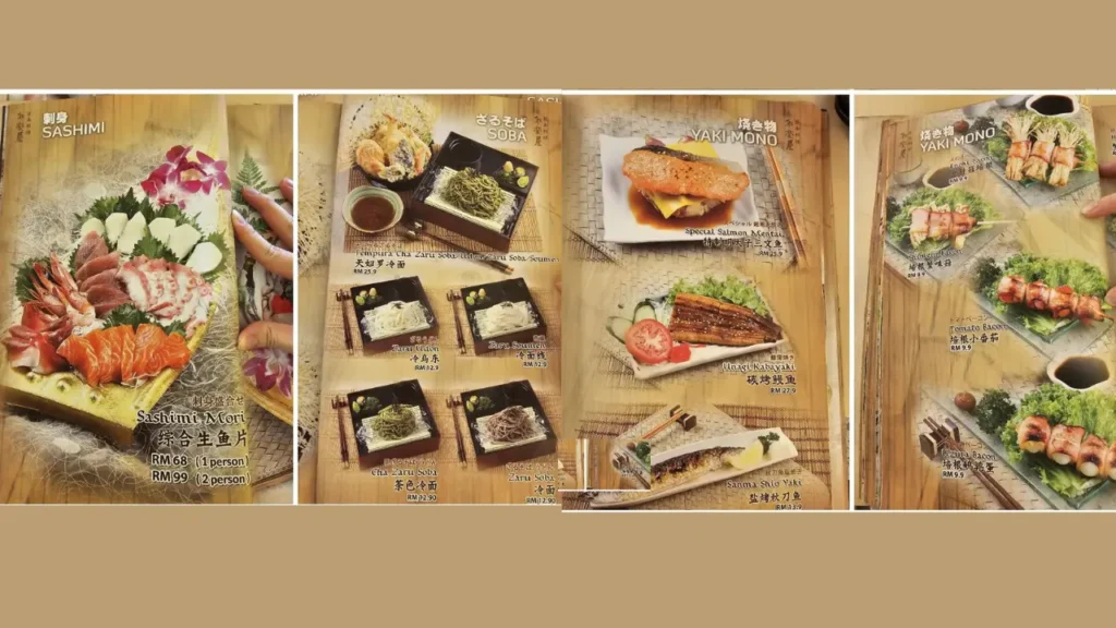 Signature Sushi Rolls Warakuya Japanese Restaurant Menu
