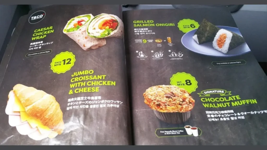 Signature Dishes AirAsia Food Menu Price