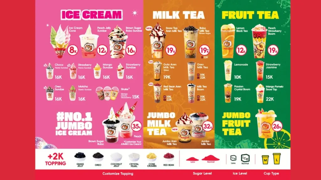 Snacks and Sides Momoyo Menu