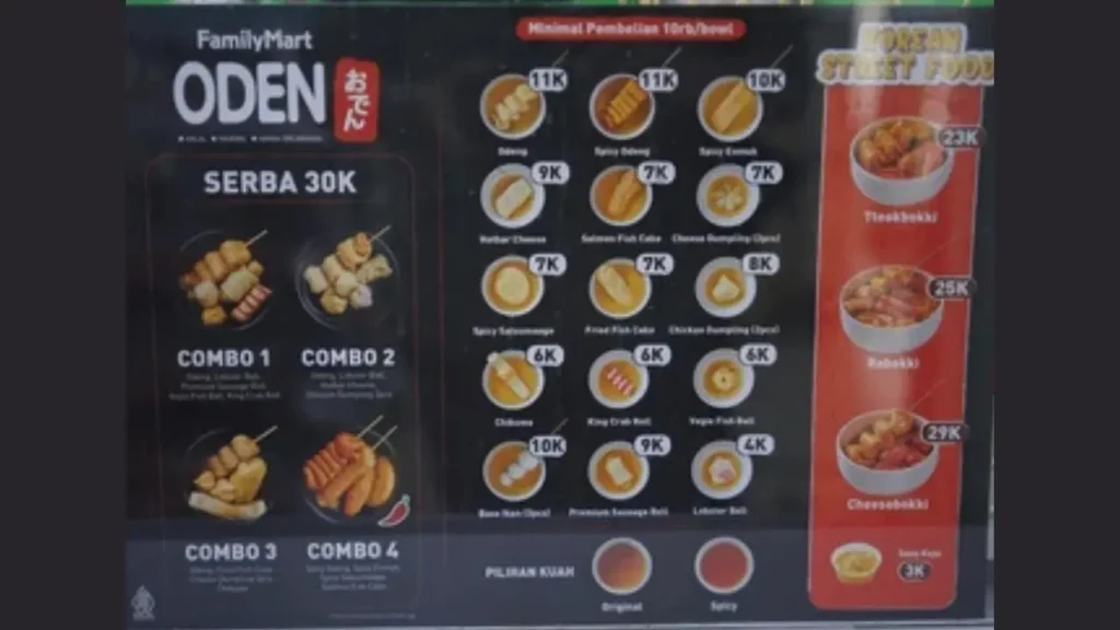 Families and Students List Oden Family Mart Menu 2025