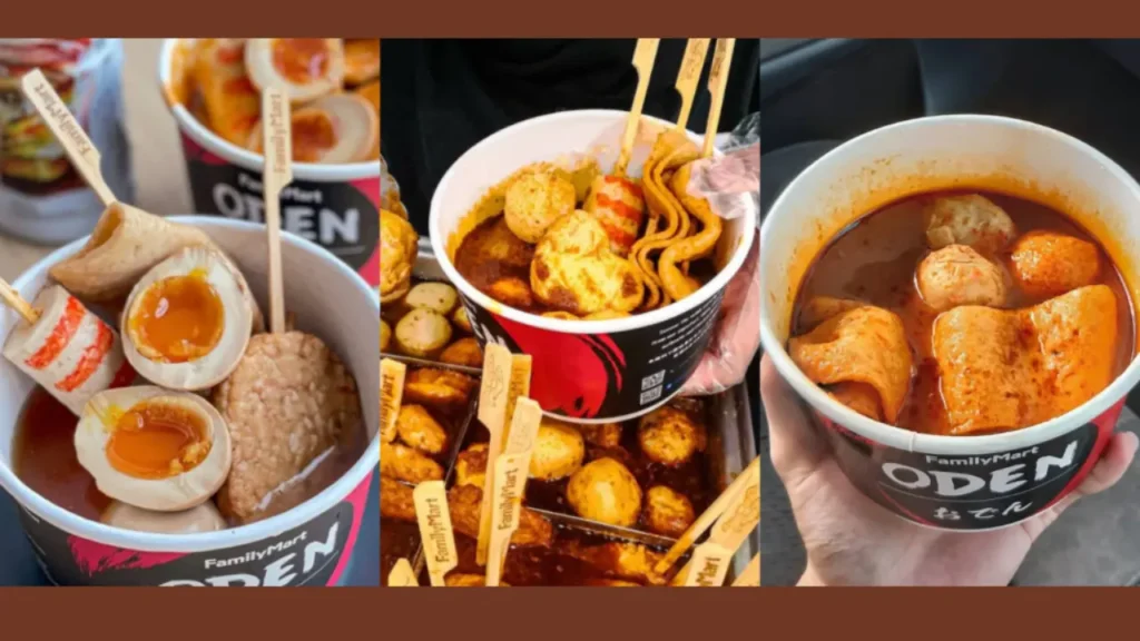 List Oden Family Mart Menu 2025