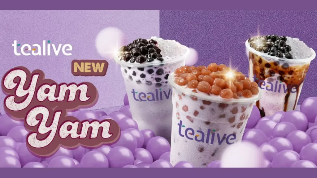 Milk Tea Choices Tealive Menu 2025