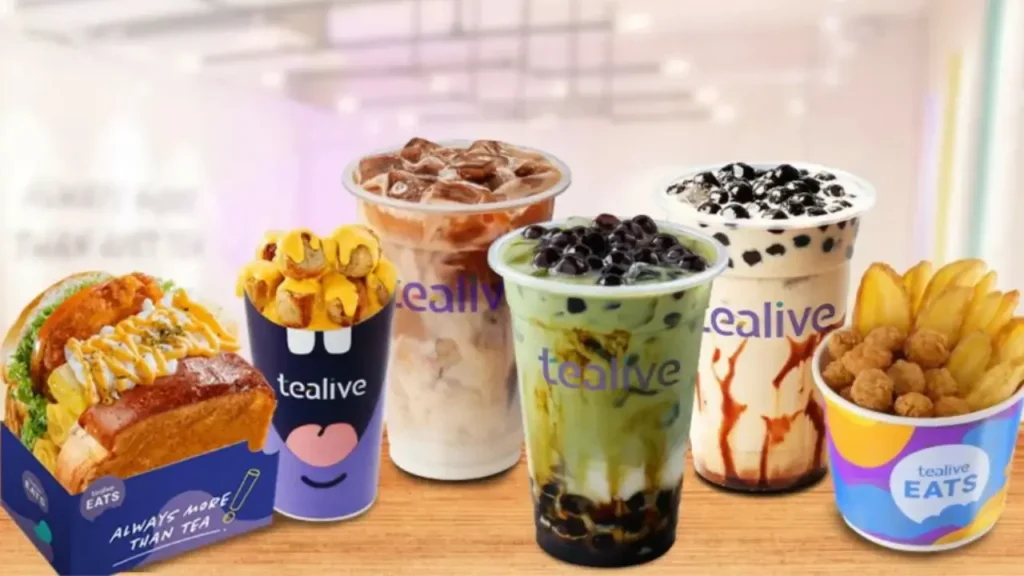 Smoothies and Specialty Drinks Tealive Menu 2025